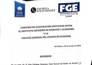 Acuerdo de colaboración educativa con Ecuador